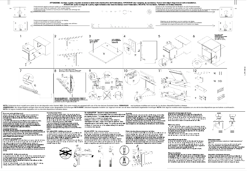 Page 1 de la notice Manuel utilisateur Smeg DWI710E