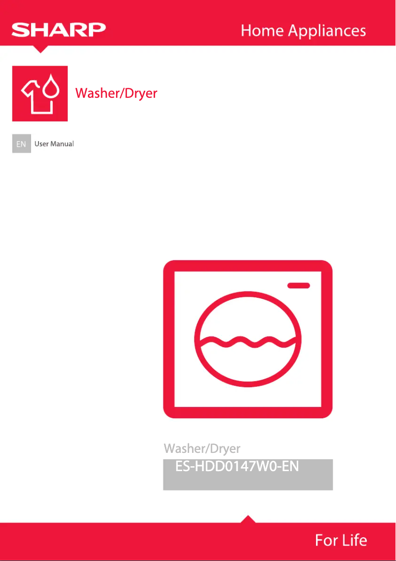 Page 1 de la notice Manuel utilisateur Sharp ES-HDD0147W0
