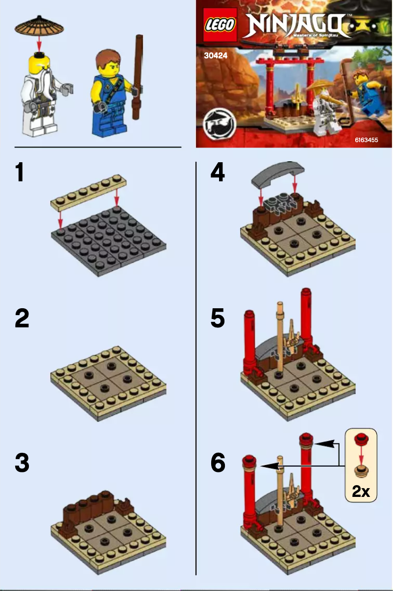 Page n°1 - Manuel utilisateur Lego Ninjago 30424