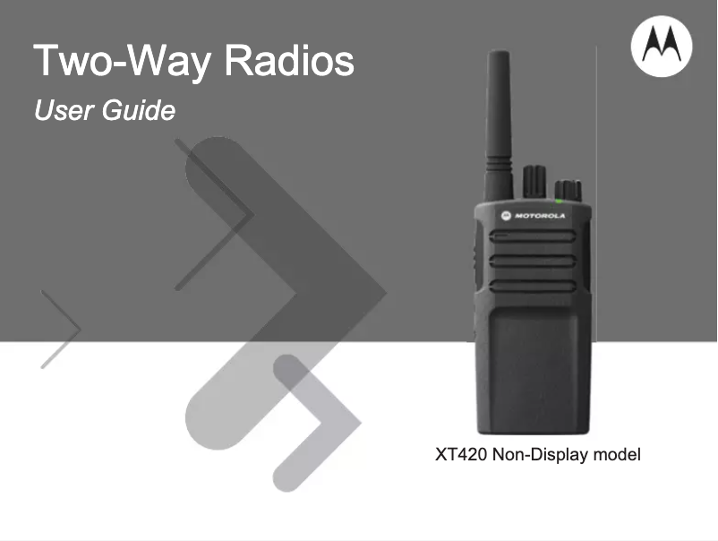 Page 1 de la notice Manuel utilisateur Zebra XT420