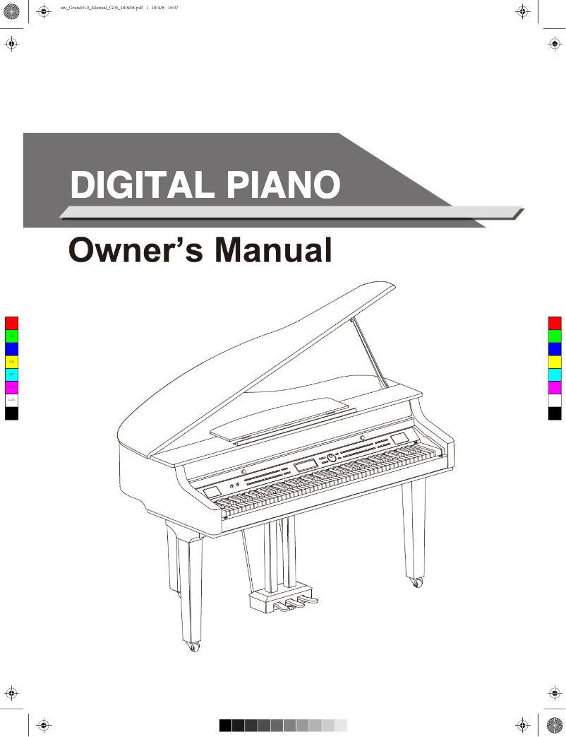 Página 1 del manual Manual de usuario Medeli GRAND510