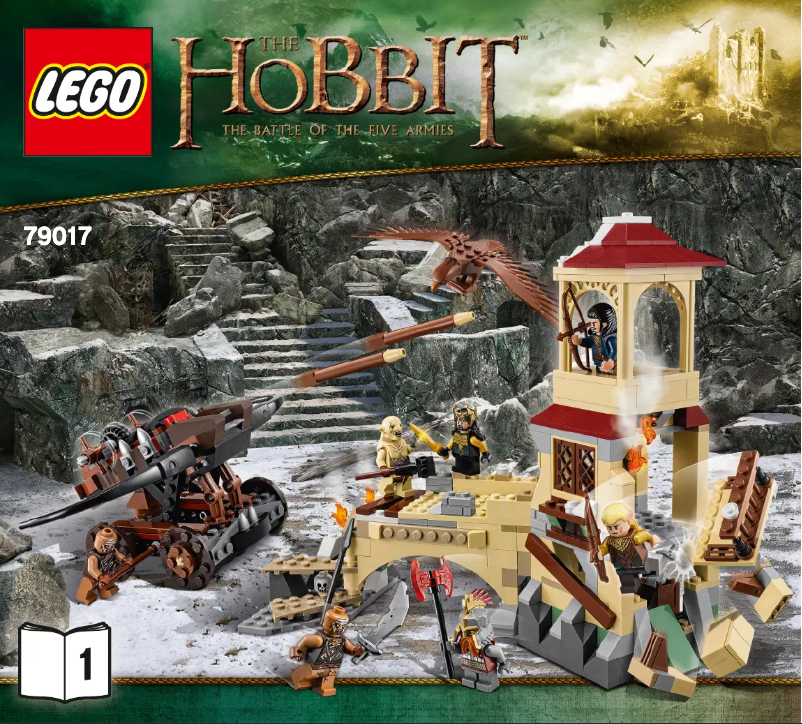Page 1 de la notice Manuel utilisateur Lego Lord Of The Rings 79017
