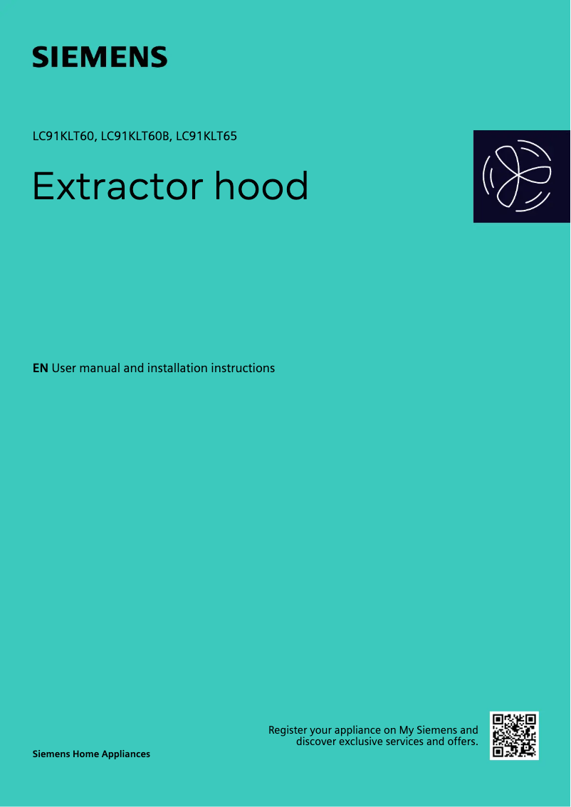 Página 1 del manual Manual de usuario Siemens LC91KLT60B