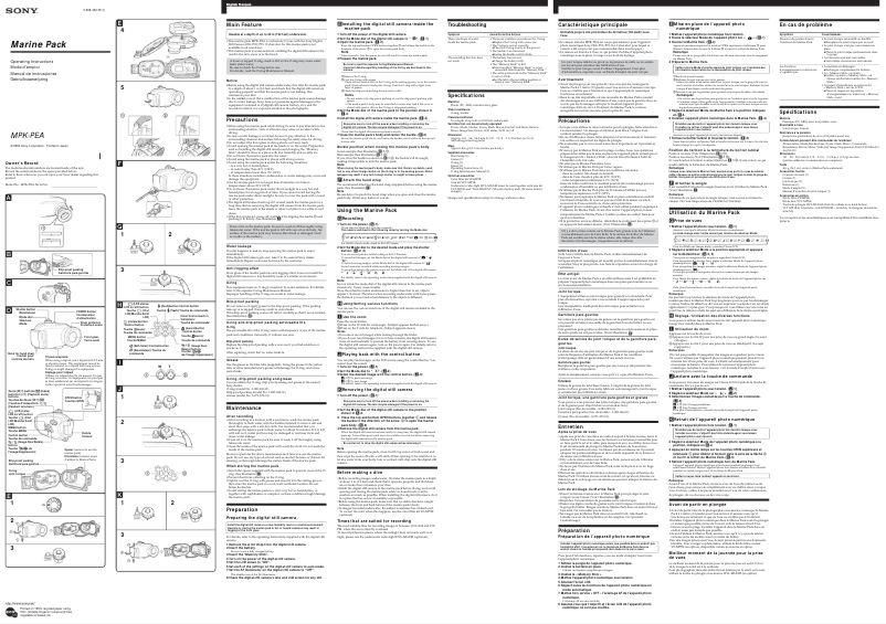 Image de la première page du manuel de l'appareil MPK-PEA