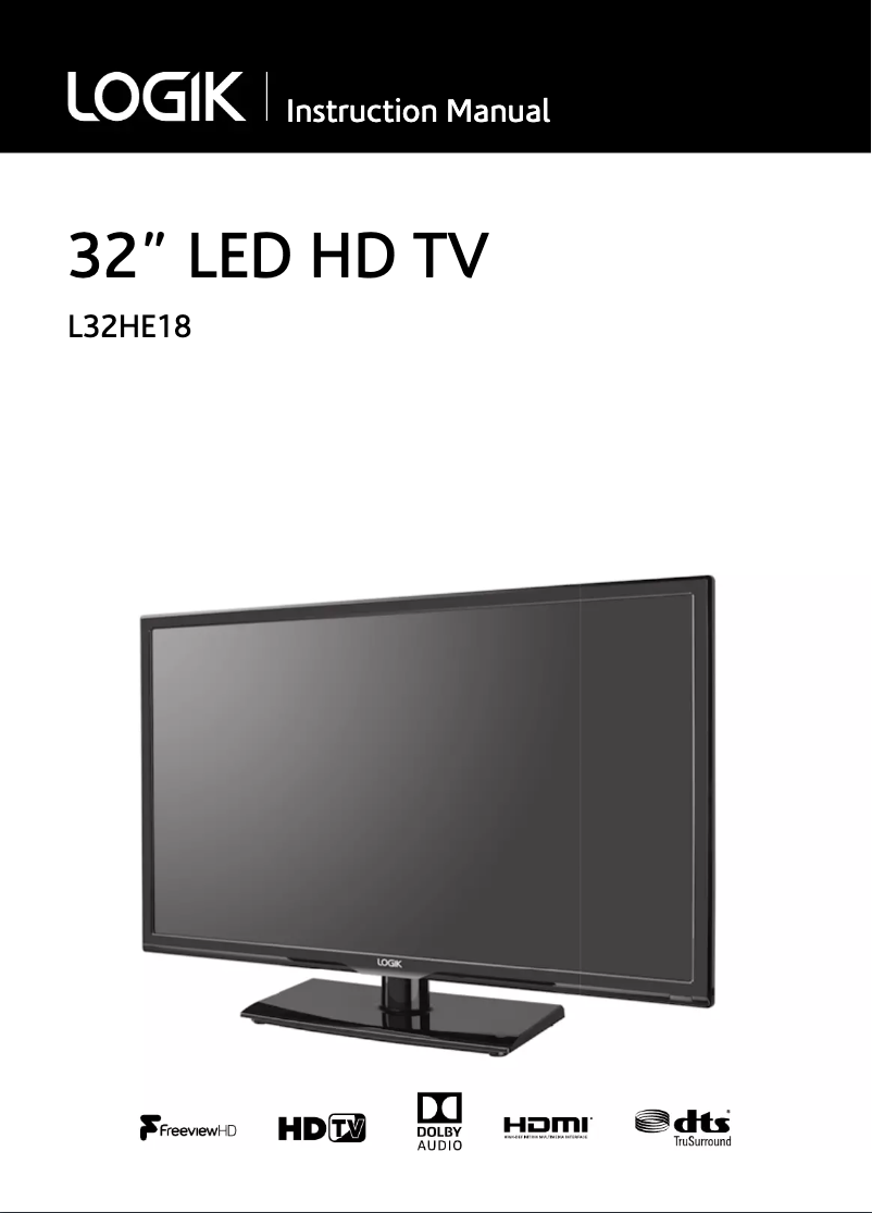 Página 1 del manual Manual de usuario Logik L32HE18