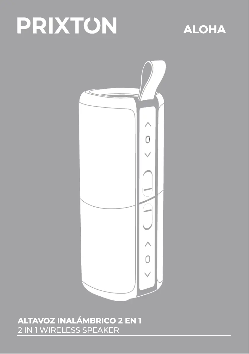 Page 1 de la notice Manuel utilisateur Prixton Aloha