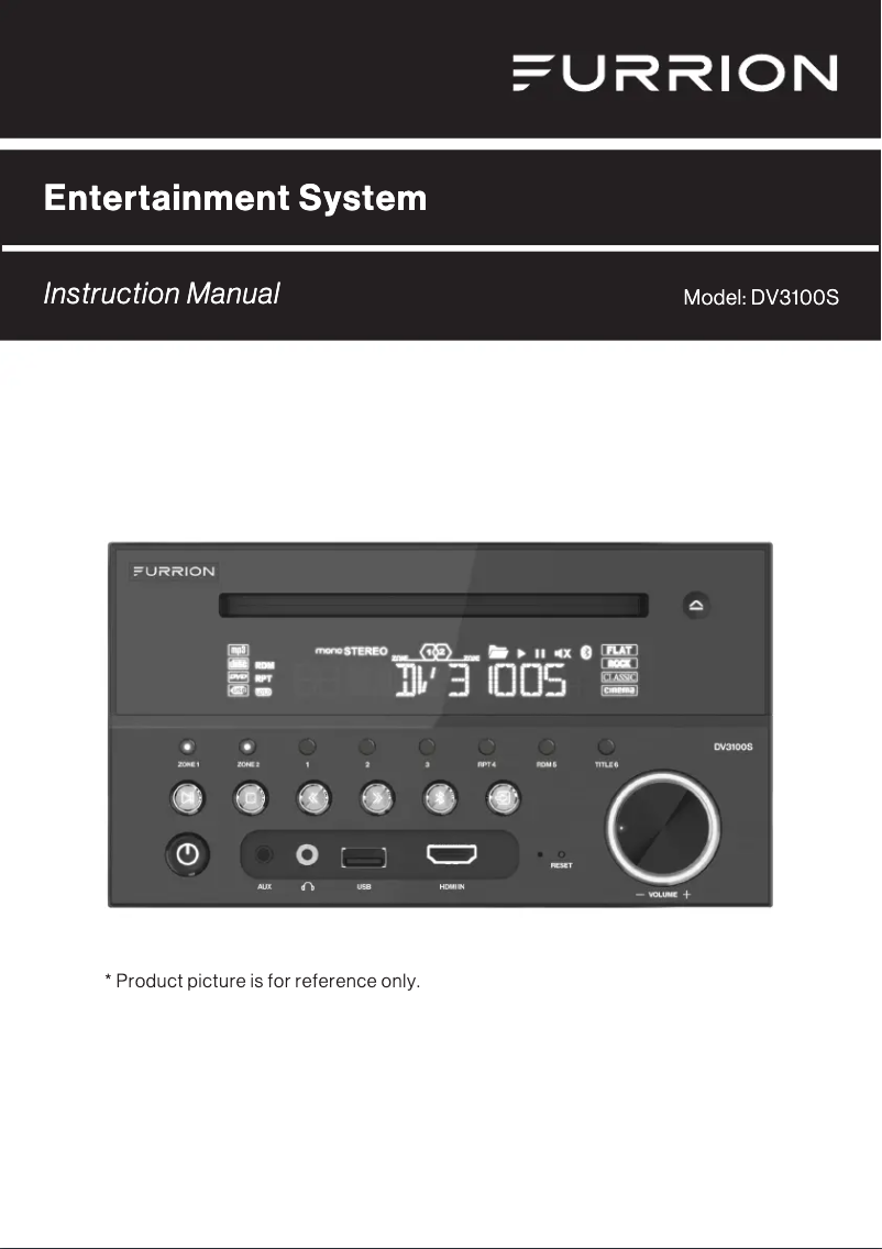 Image de la première page du manuel de l'appareil DV3100S