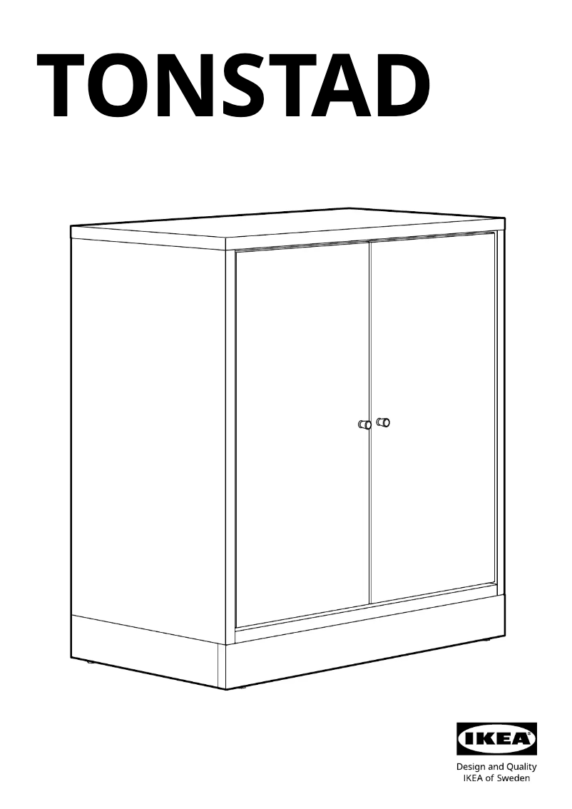 Image de la première page du manuel de l'appareil TONSTAD 005.569.71