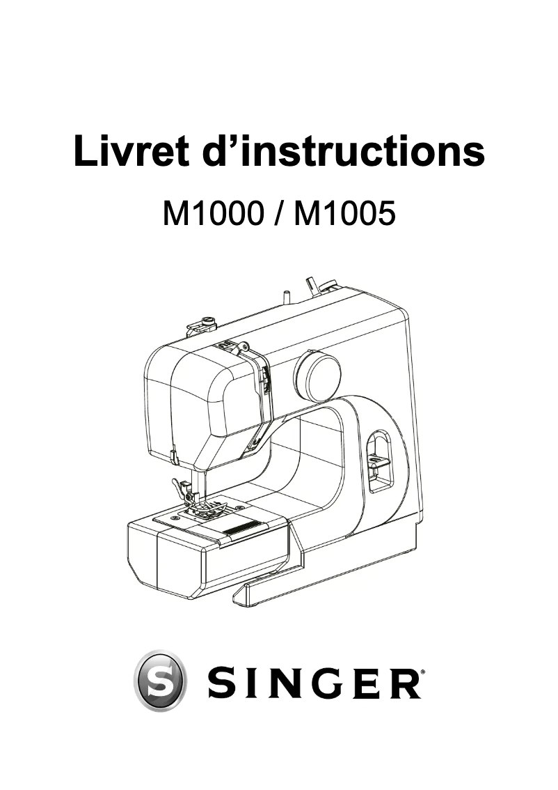 Page n°1 - Manuel utilisateur Singer M1005