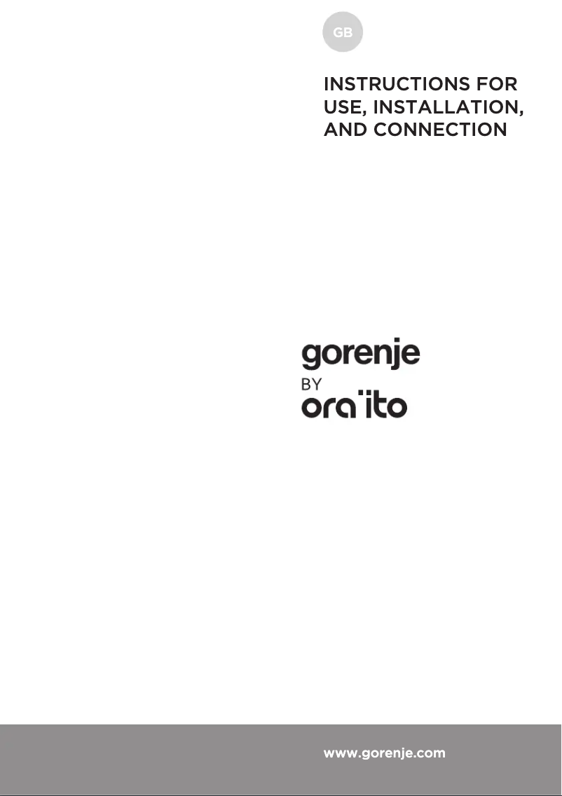 Page 1 de la notice Guide d'installation Gorenje IT635ORAW