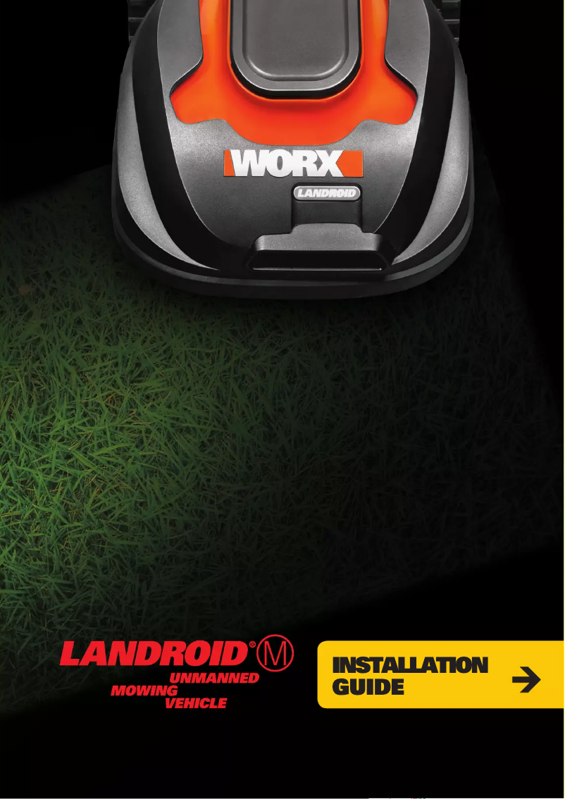 Page n°1 - Guide d'installation Worx Landroid M WR111Mi