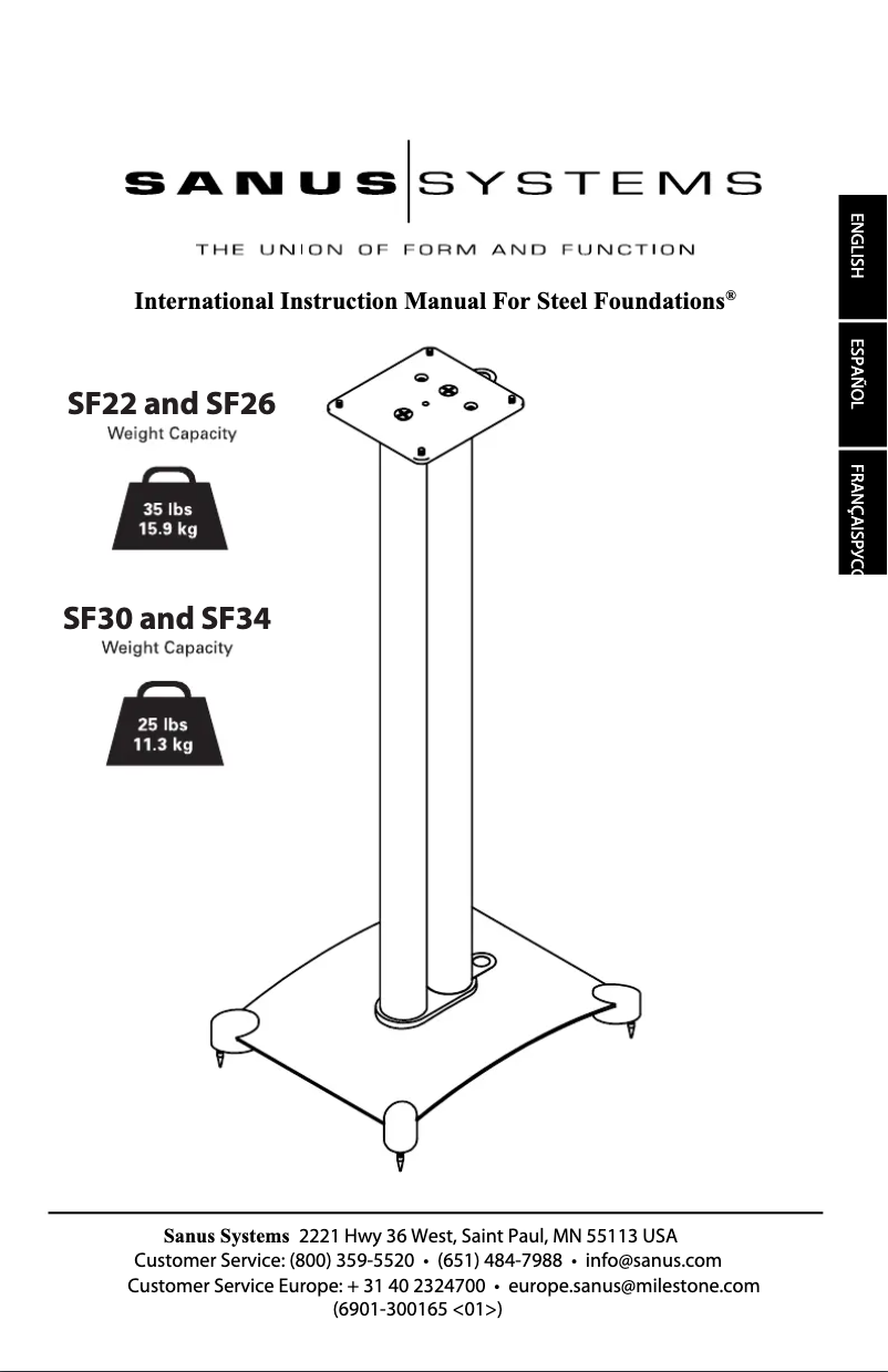 Image de la première page du manuel de l'appareil SF34