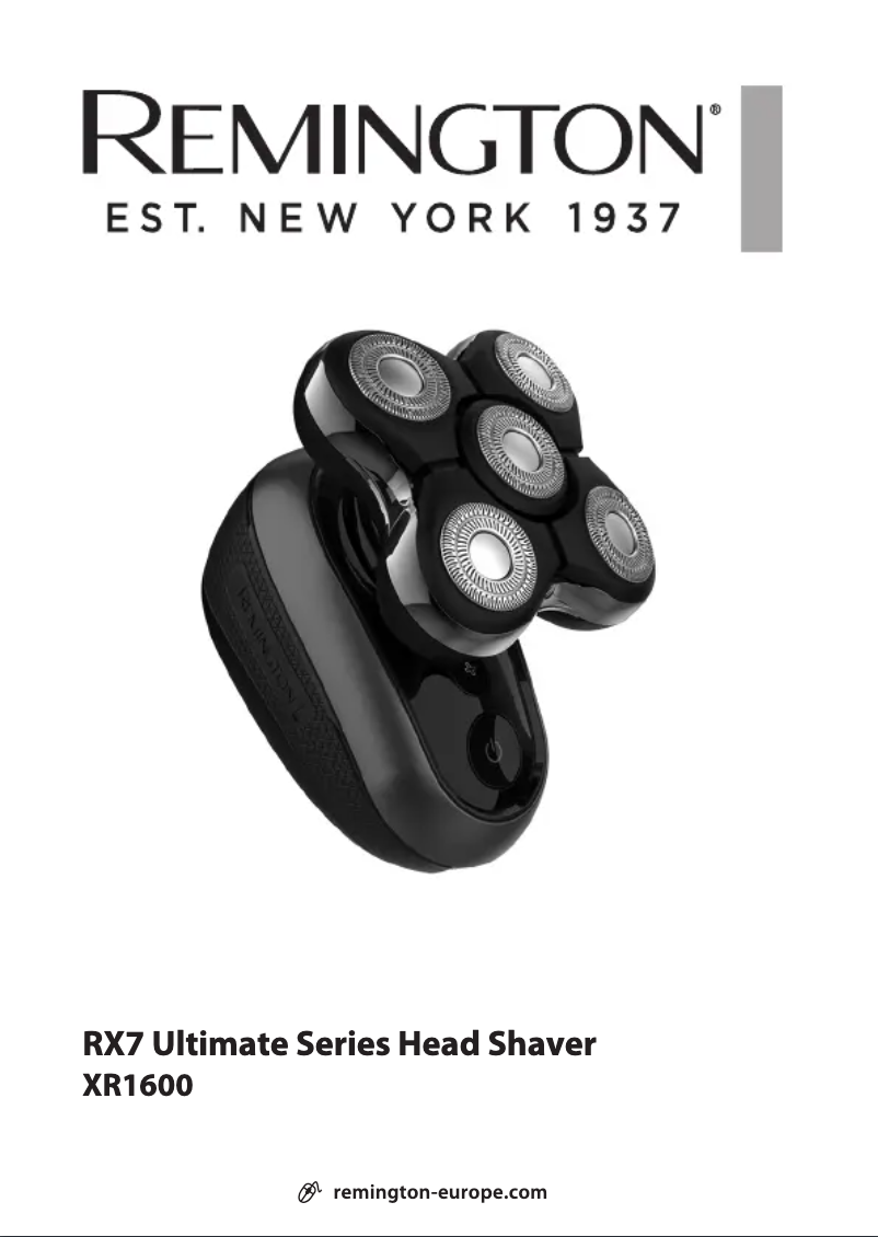 Image de la première page du manuel de l'appareil RX7 Ultimate XR1600