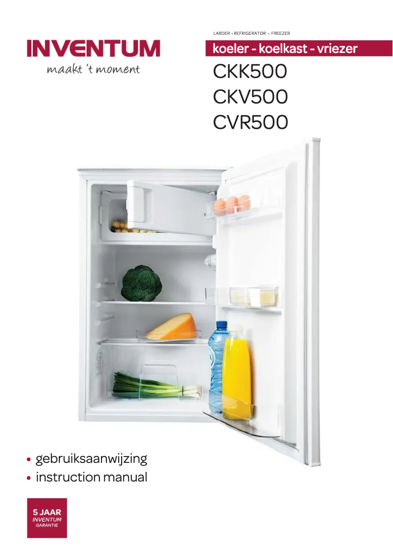 Image de la première page du manuel de l'appareil CKK500