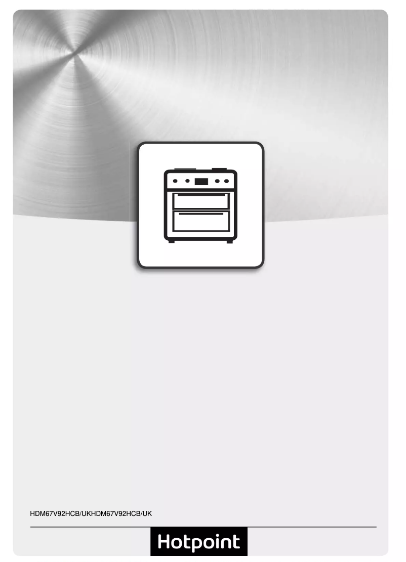 Page 1 of the manual Instructions / Assembly Hotpoint HDM67V92HCB/UK