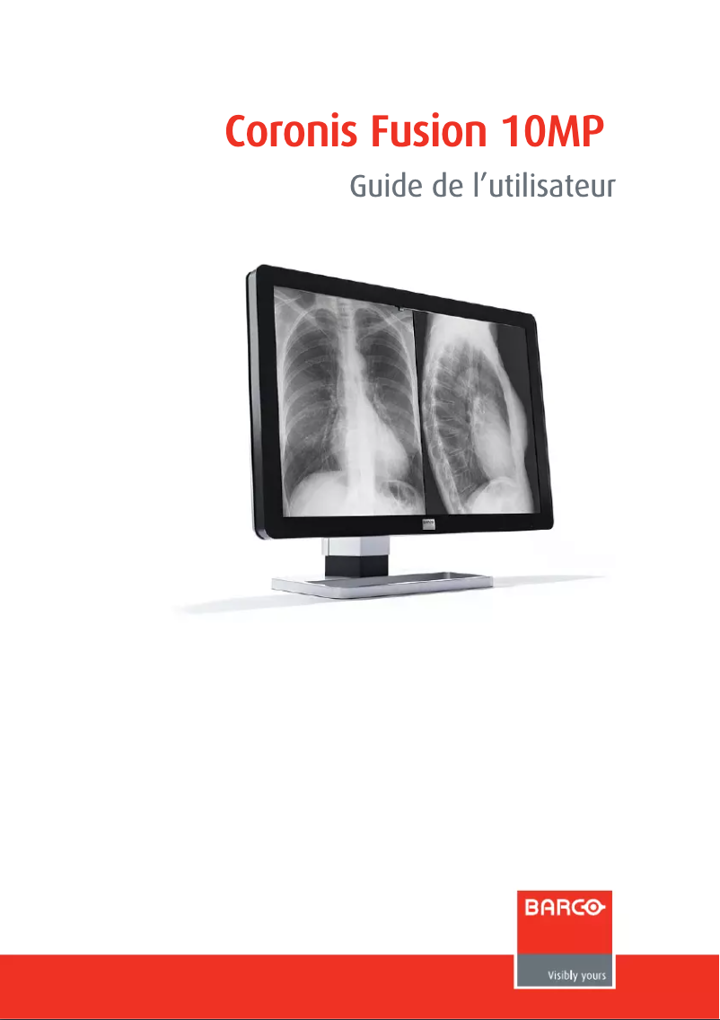 Page 1 de la notice Manuel utilisateur Barco Coronis Fusion 10MP
