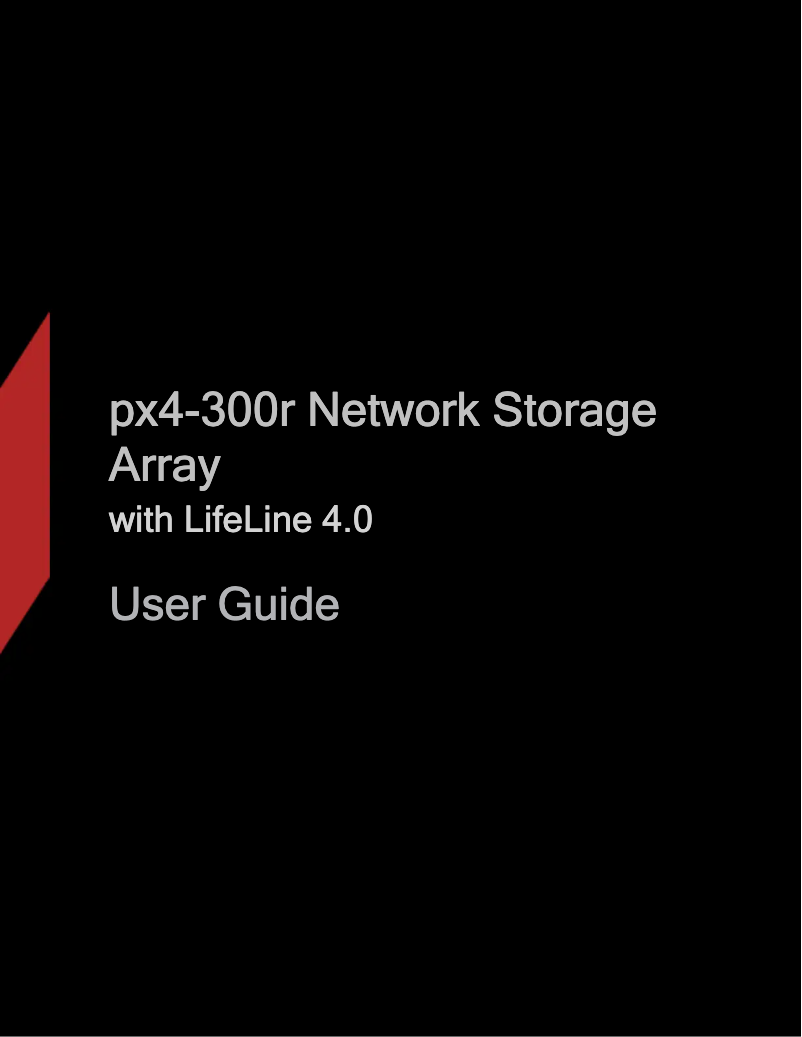 Page 1 de la notice Manuel utilisateur Lenovo px4-300r