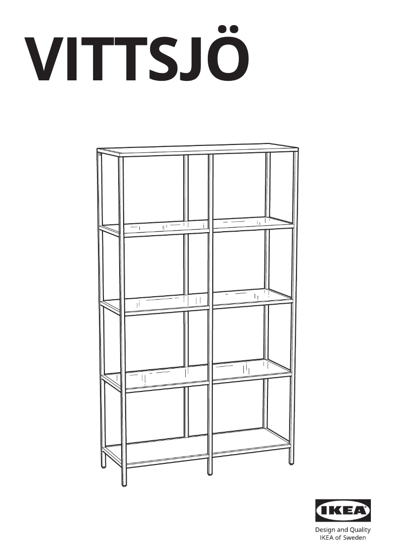 Página 1 del manual Manual de usuario Ikea VITTSJÖ 202.133.12