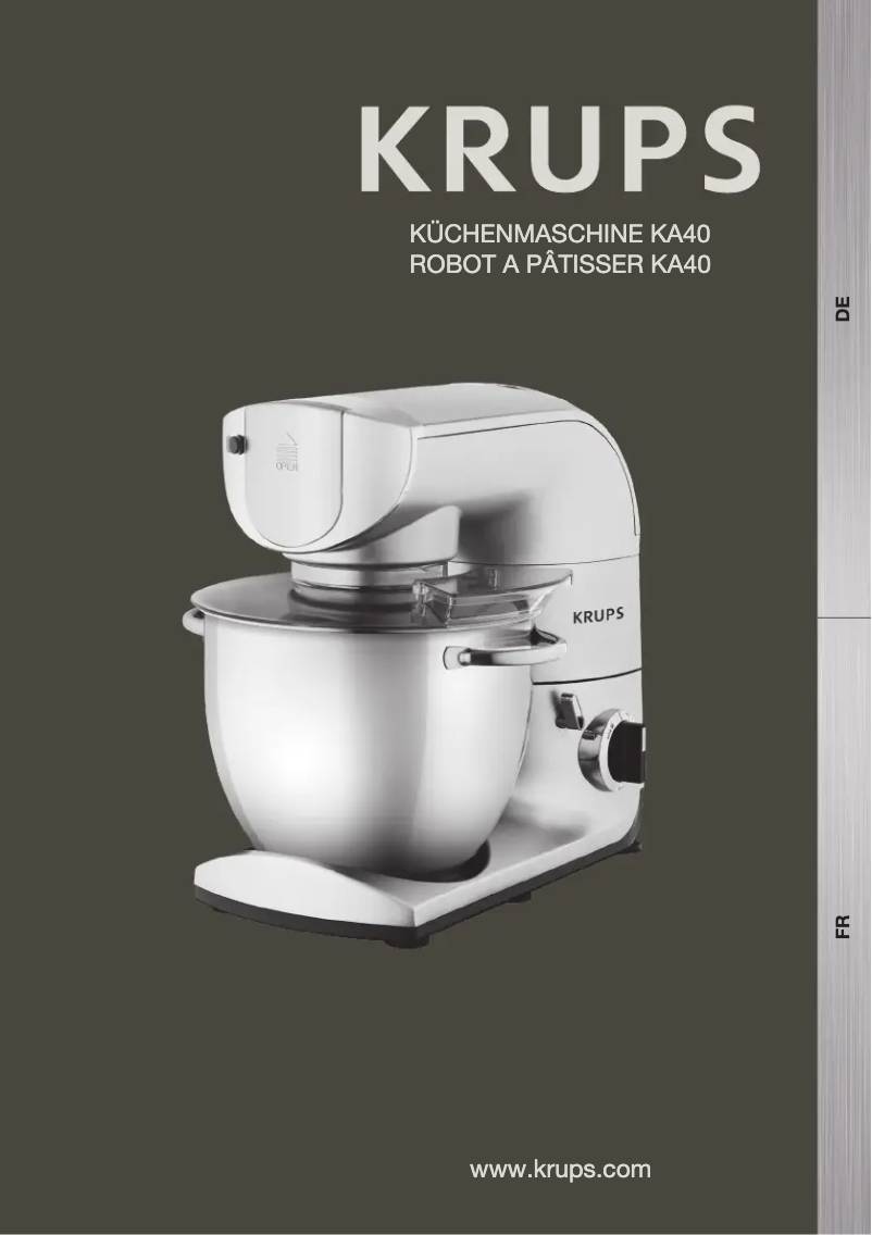 Image de la première page du manuel de l'appareil KA40