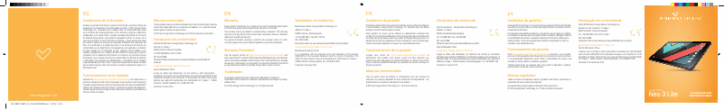 Page 1 de la notice Manuel utilisateur Energy Sistem Neo 3 Lite