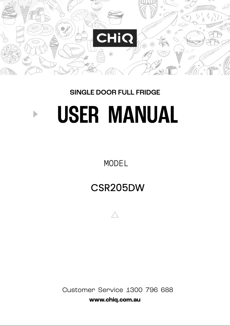 Image de la première page du manuel de l'appareil CSR205DW