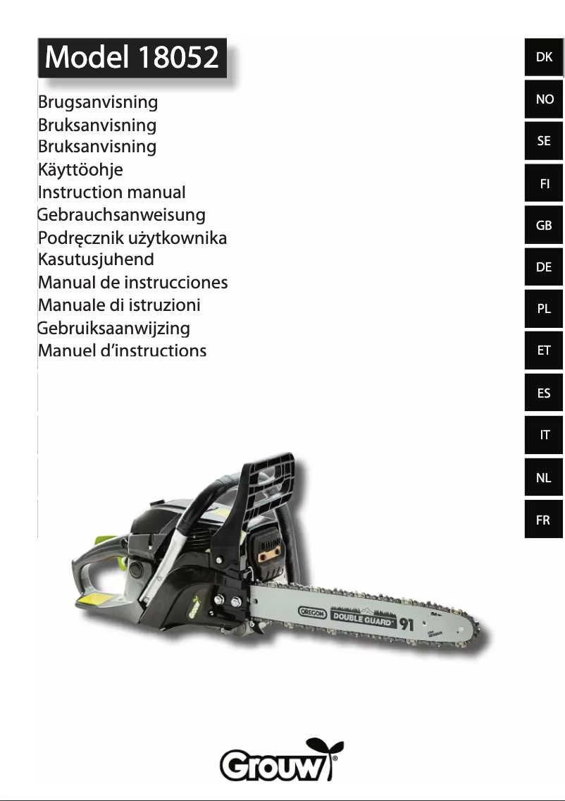 Page 1 de la notice Manuel utilisateur Grouw 18052