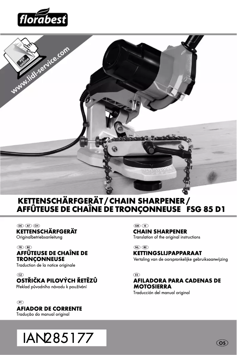 Image de la première page du manuel de l'appareil FSG 85 D1