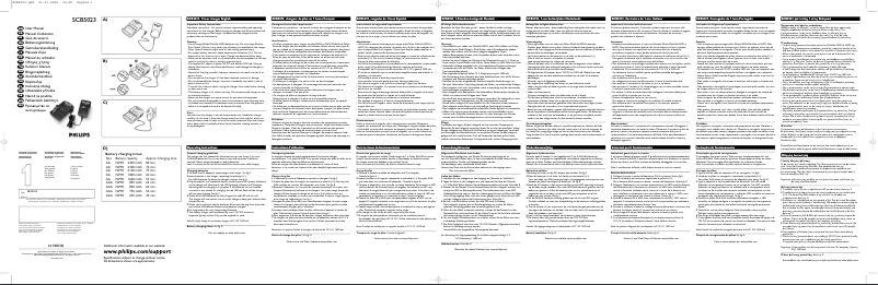 Página 1 del manual Manual de instrucciones Philips MultiLife SCB5023