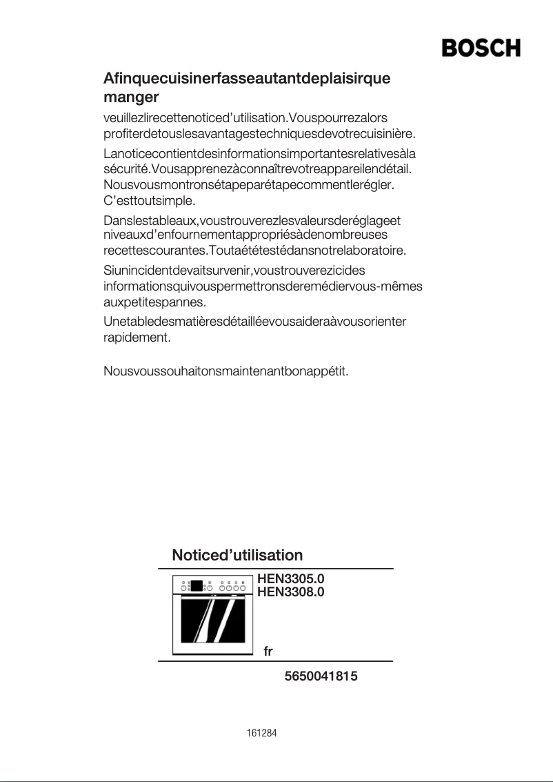 Image de la première page du manuel de l'appareil WAE 16441