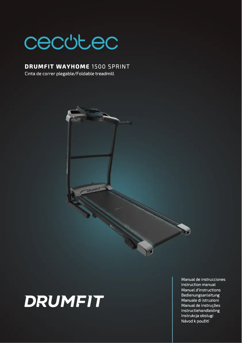 Page n°1 - Manuel utilisateur Cecotec DrumFit WayHome 1500 Sprint