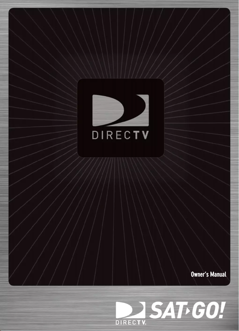 Page 1 de la notice Manuel utilisateur DirecTV Sat-Go