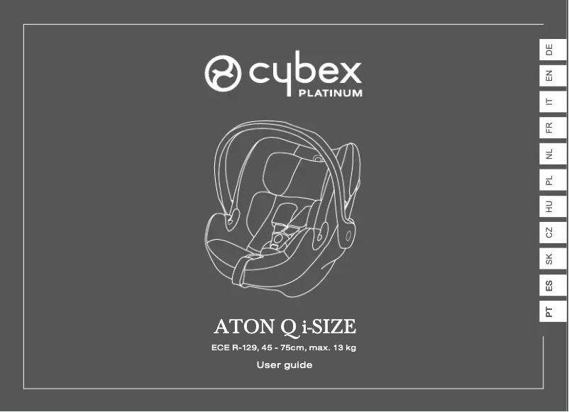 Page 1 de la notice Manuel utilisateur Cybex Aton Q i-Size