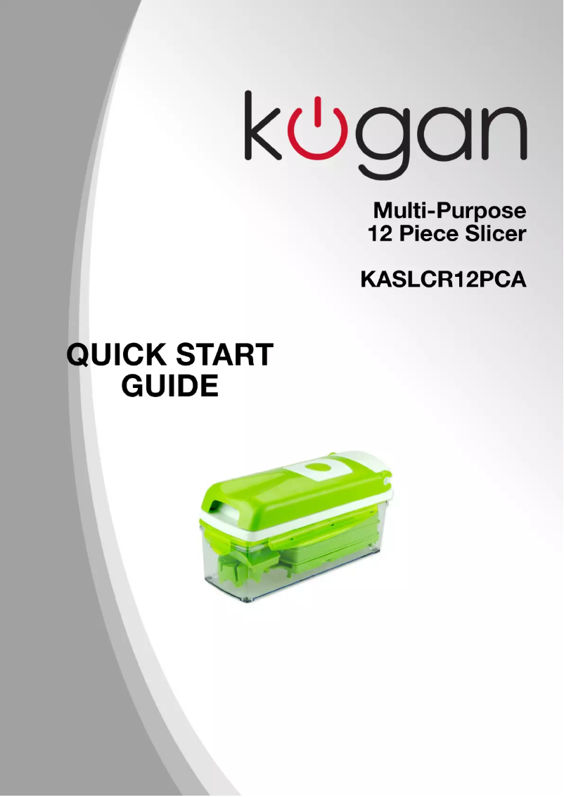 Page 1 de la notice Manuel utilisateur Kogan KASLCR12PCA