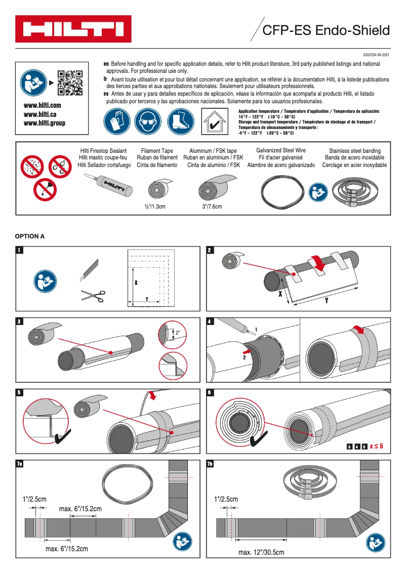 Imagen de la primera página del manual del dispositivo CFP-ES Endo-Shield