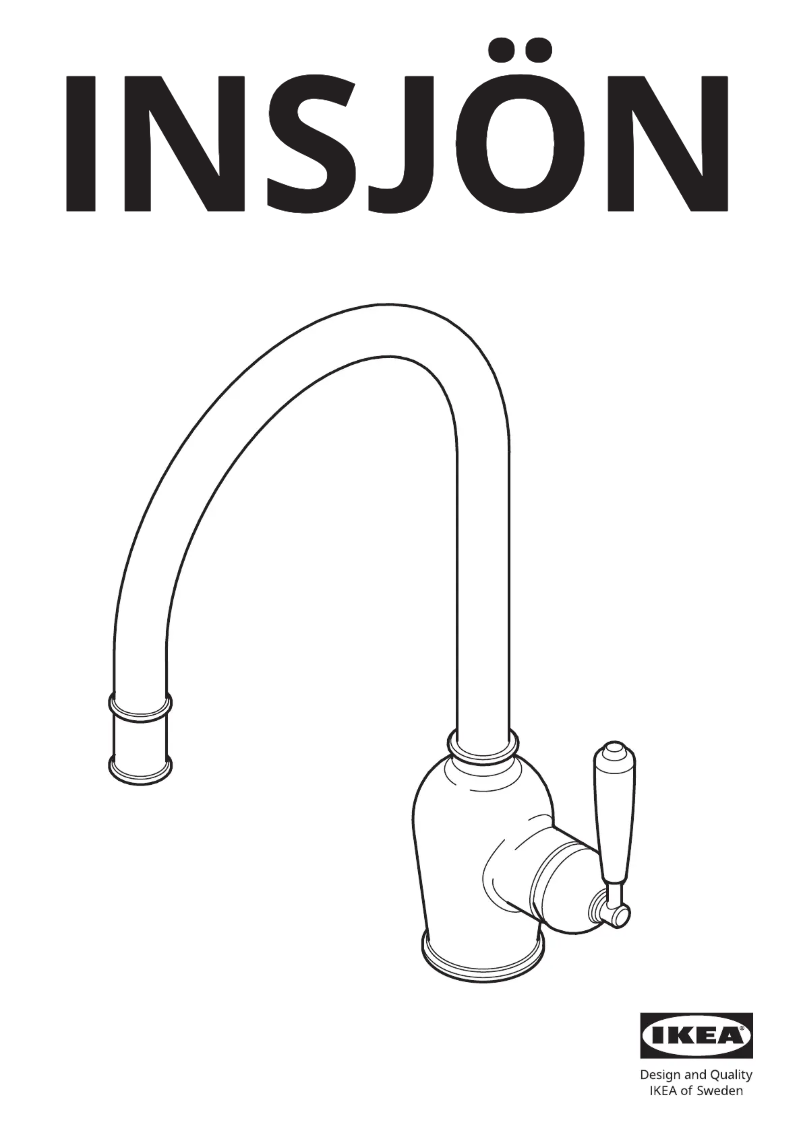Page 1 de la notice Manuel utilisateur Ikea INSJÖN 705.073.12