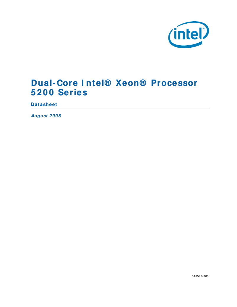 Page 1 de la notice Manuel utilisateur Lenovo Intel Xeon E5205