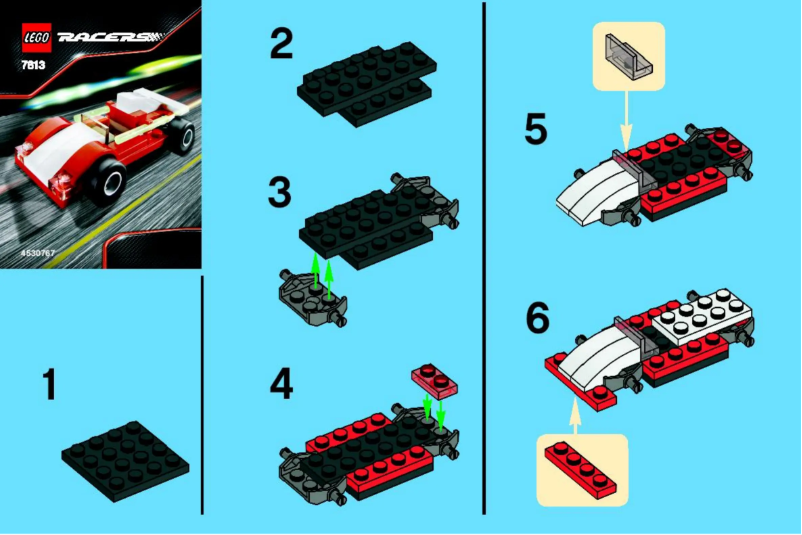 Page 1 of the manual User Manual Lego Track Racer