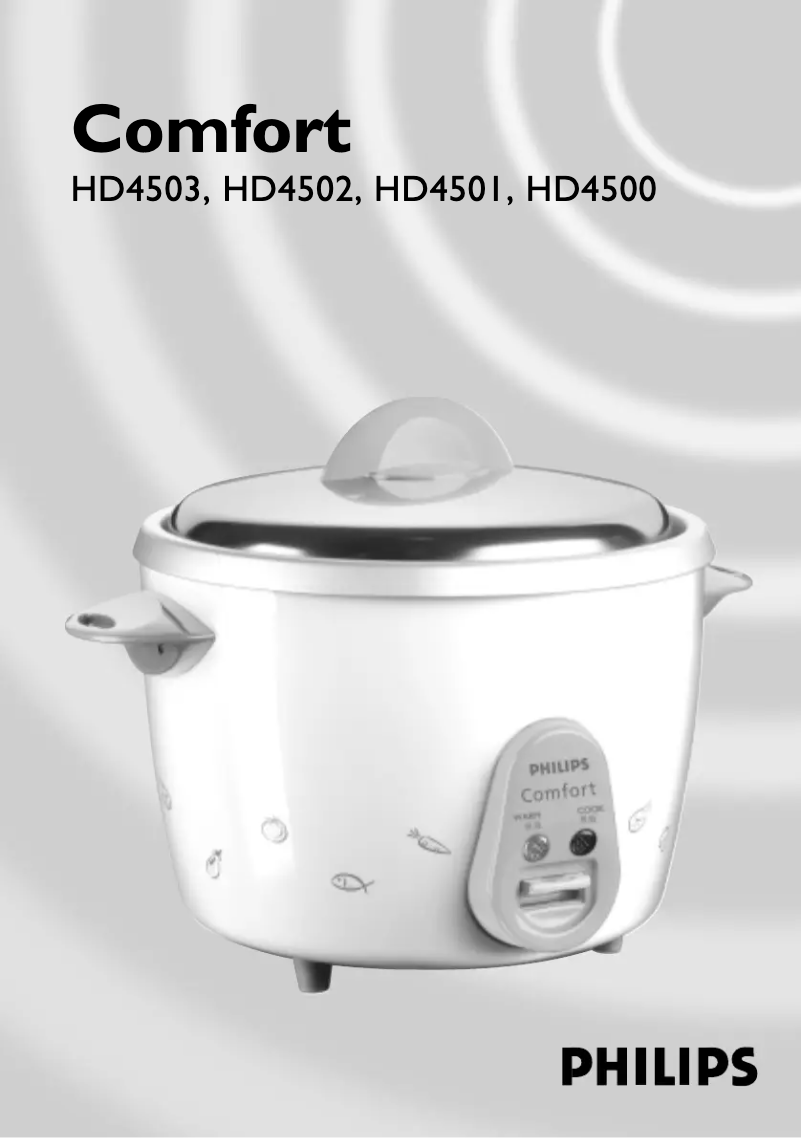 Page 1 de la notice Manuel utilisateur Philips HD4500