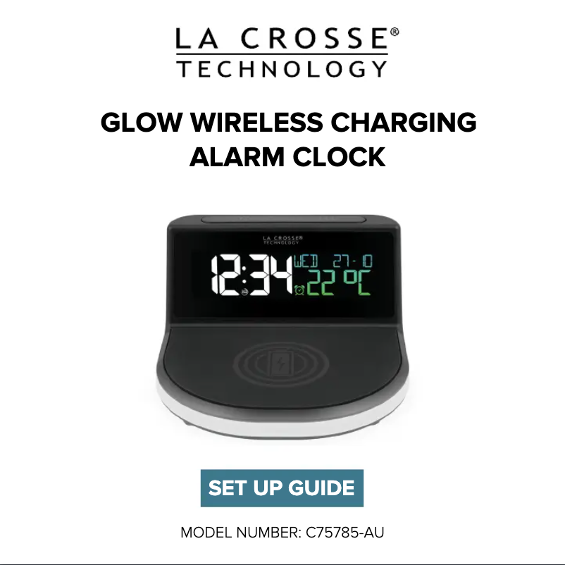 Page 1 de la notice Manuel utilisateur La Crosse Technology C75785-AU