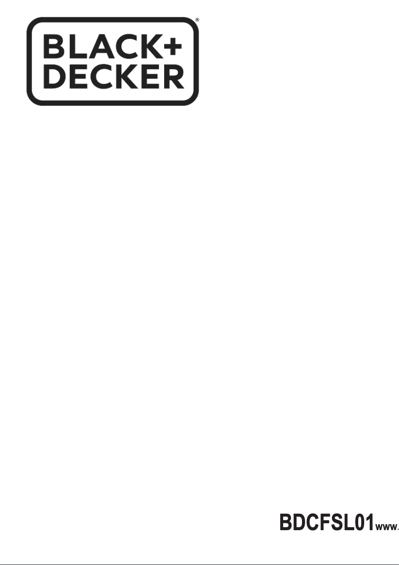 Image de la première page du manuel de l'appareil BDCFSL01