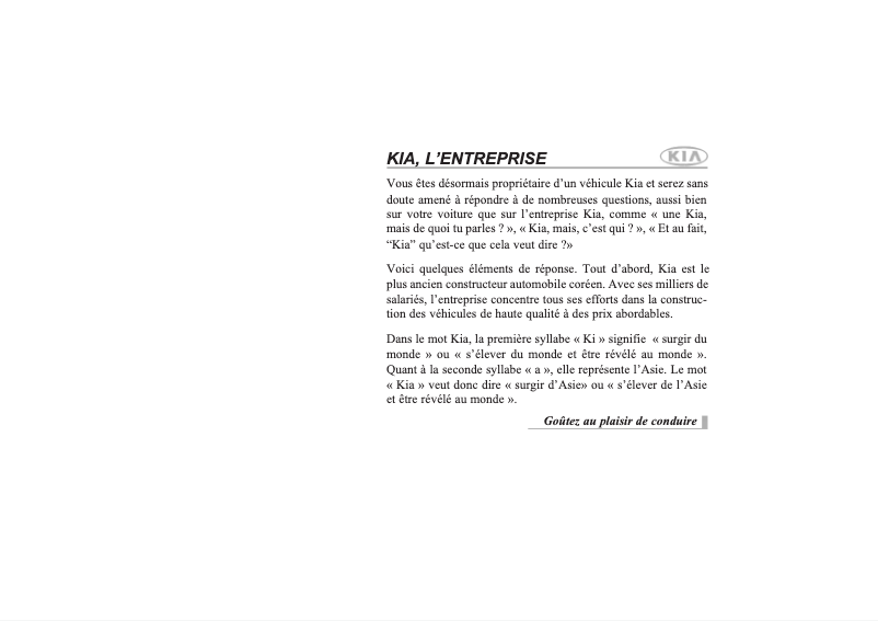 Image de la première page du manuel de l'appareil Optima (2008)
