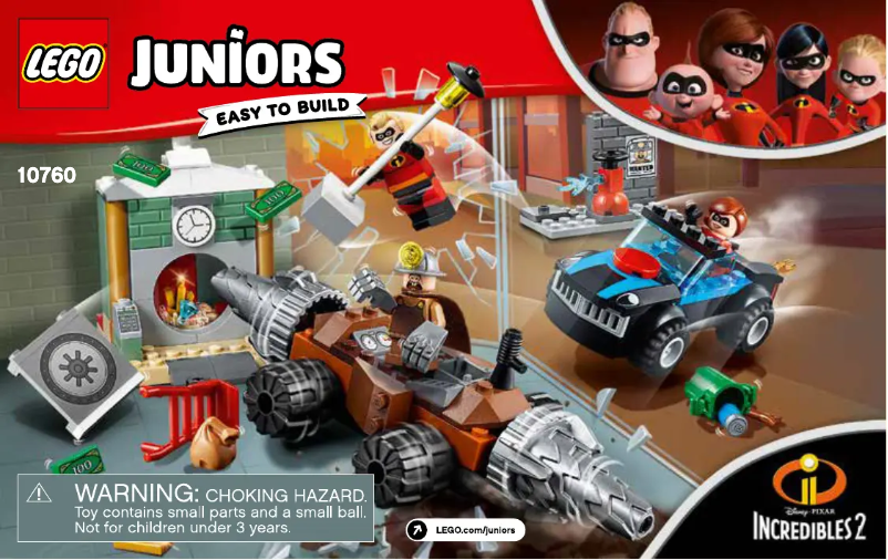 Page n°1 - Manuel utilisateur Lego Juniors 10760