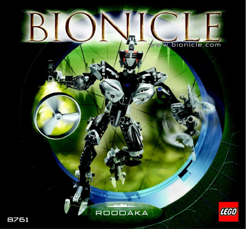 Page n°1 - Manuel utilisateur Lego Bionicle 8761