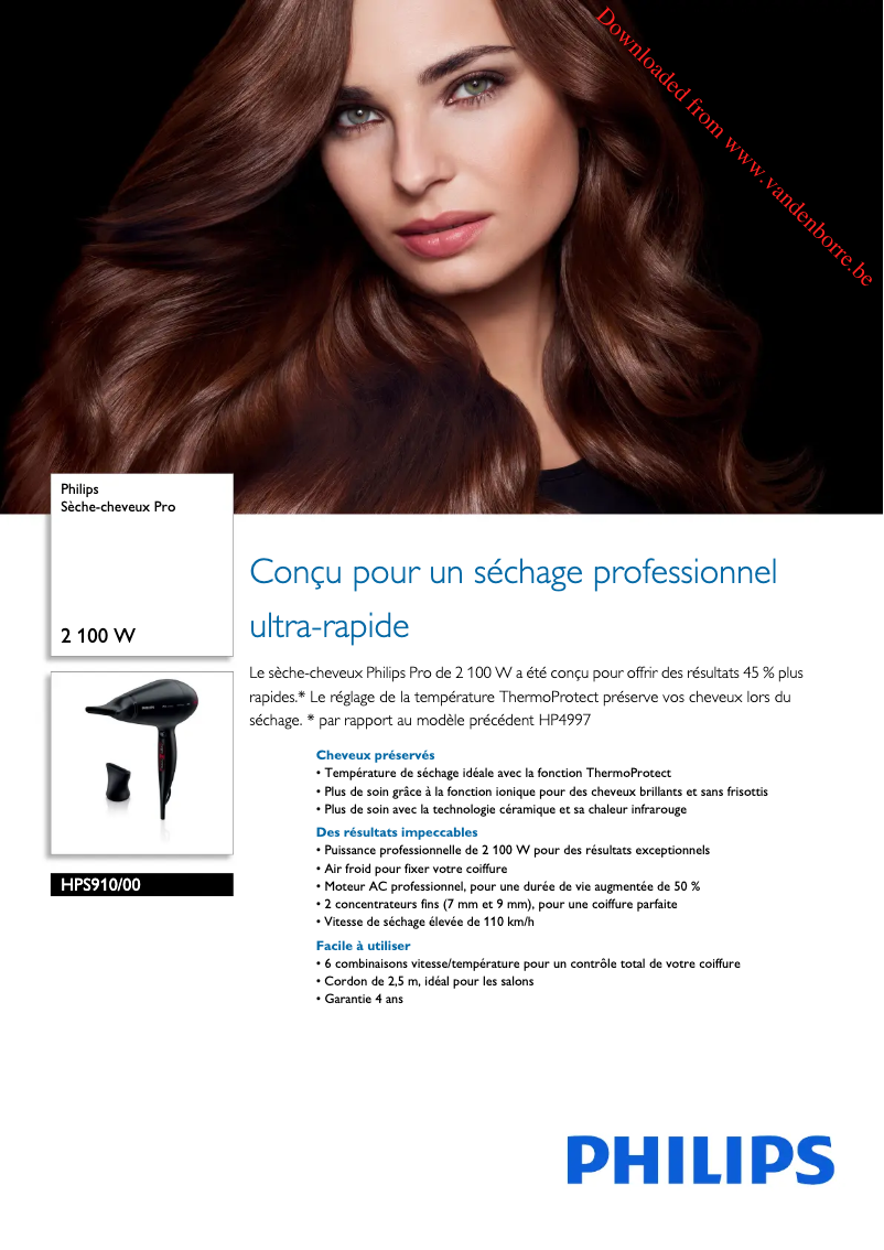 Image de la première page du manuel de l'appareil Prestige Pro HPS910