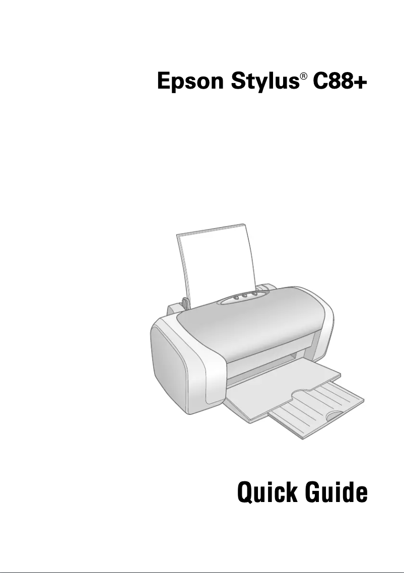 Page 1 de la notice Manuel utilisateur Epson Stylus C88