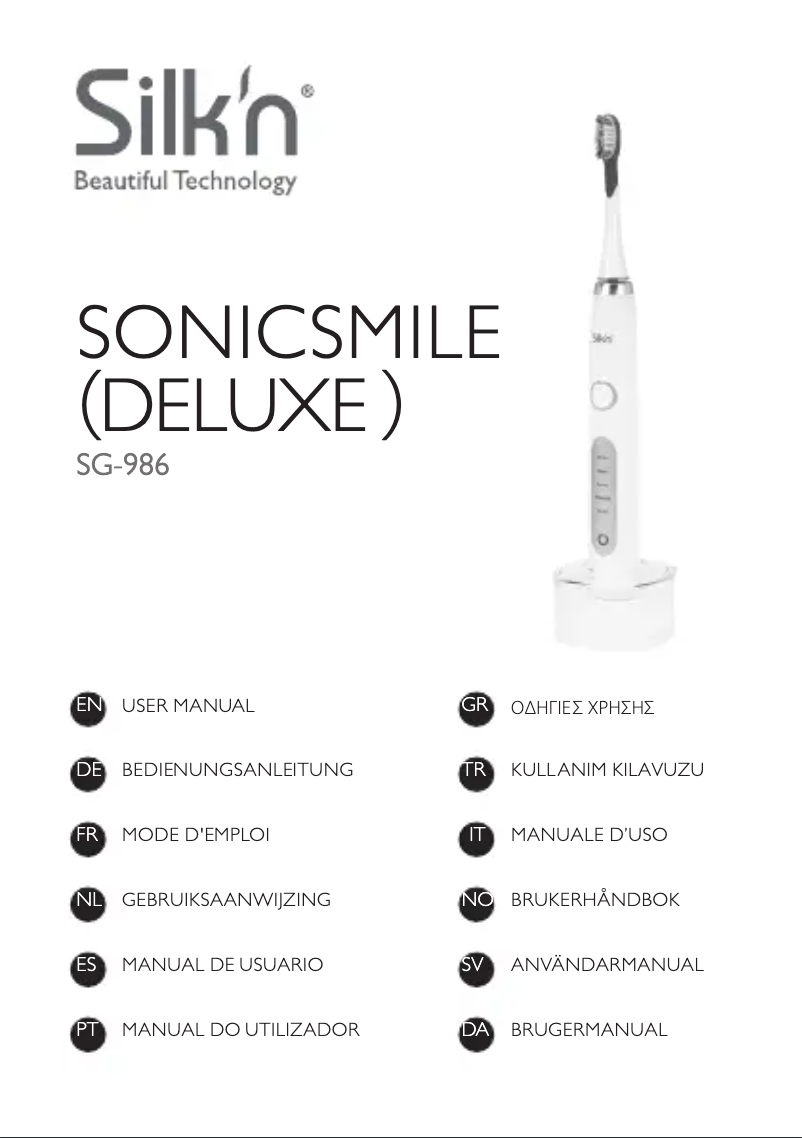 Page n°1 - Manuel utilisateur Silk'n SonicSmile
