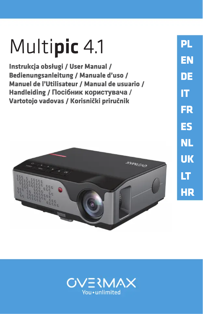 Page n°1 - Manuel utilisateur Overmax Multipic 4.1