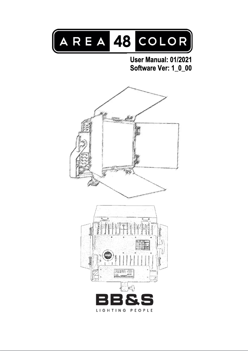 Page 1 de la notice Manuel utilisateur BB&S Area 48 Color