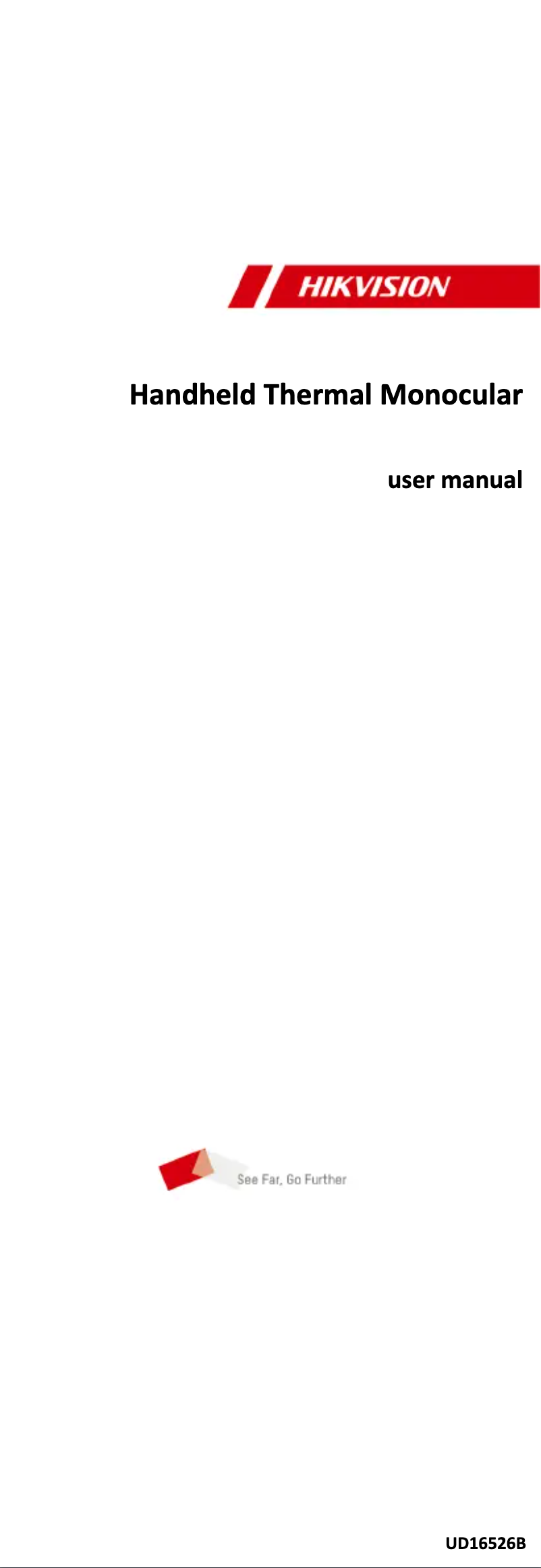 Page 1 de la notice Manuel utilisateur Hikvision DS-2TS03-15XF/W-L315