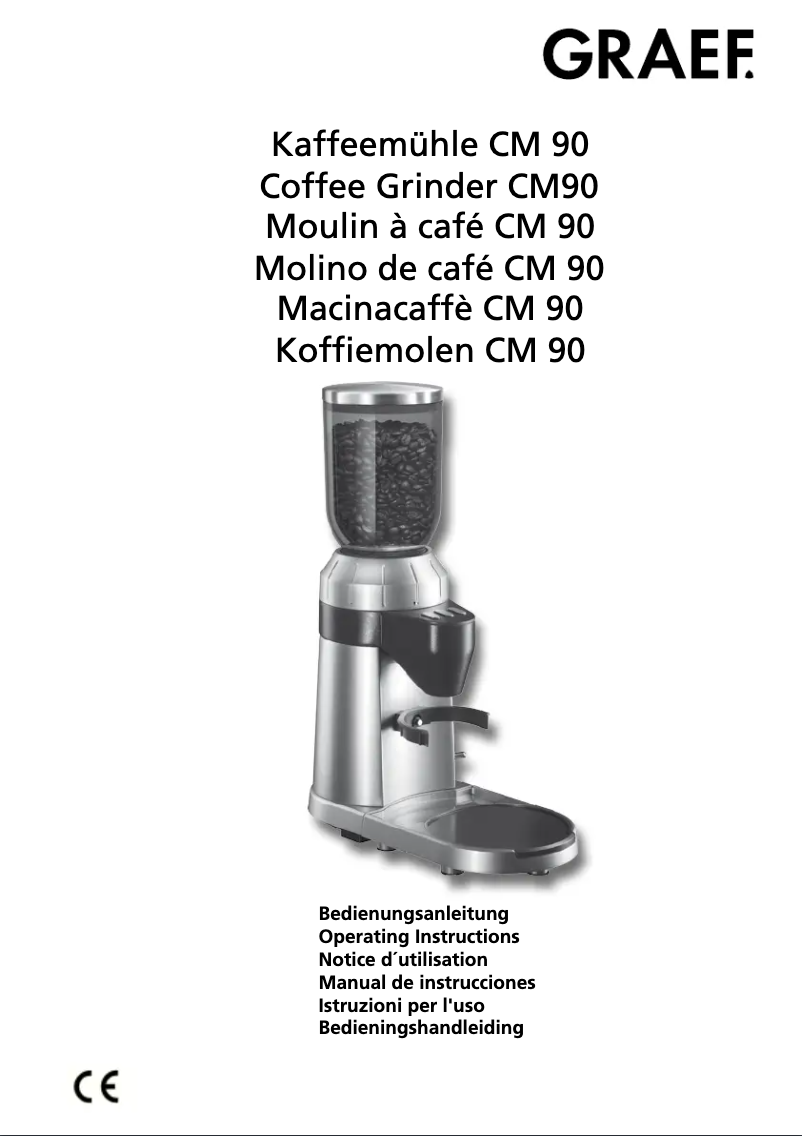 Image de la première page du manuel de l'appareil CM90